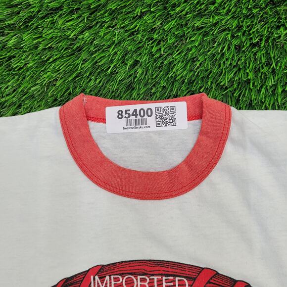 Vintage 1987 Watneys Red Barrel Shirt Women Large 20x23 Beer - Picture 7 of 16